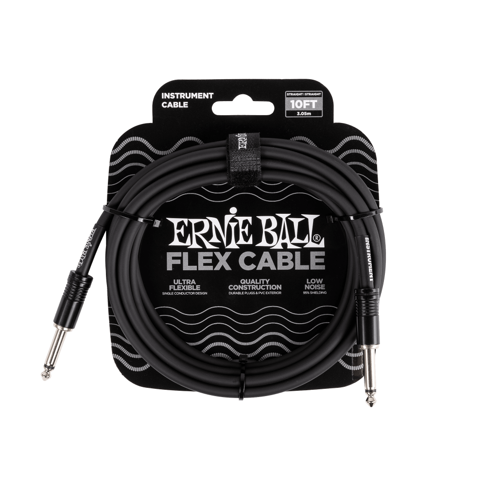 Ernie Ball flex cable packaging on a white background
