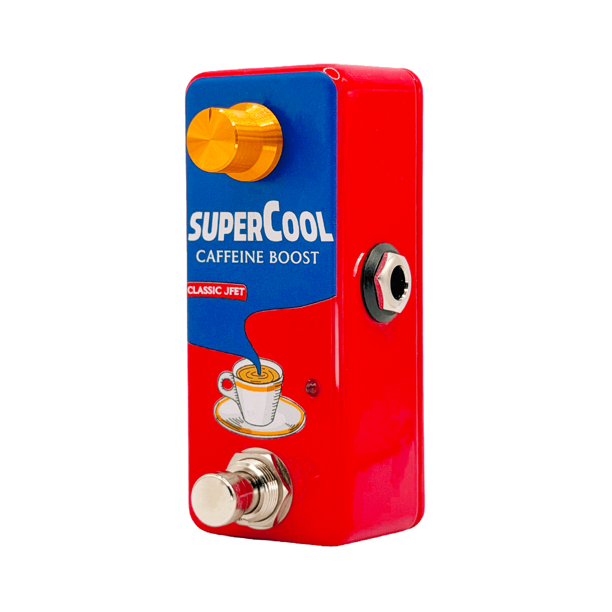 Supercool Pedals Caffeine Boost Classic JFET Pedal