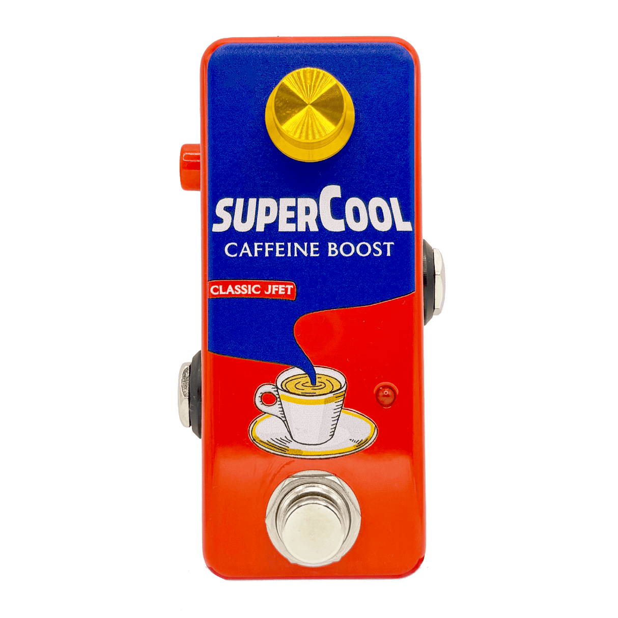 Supercool Pedals Caffeine Boost Classic JFET Pedal