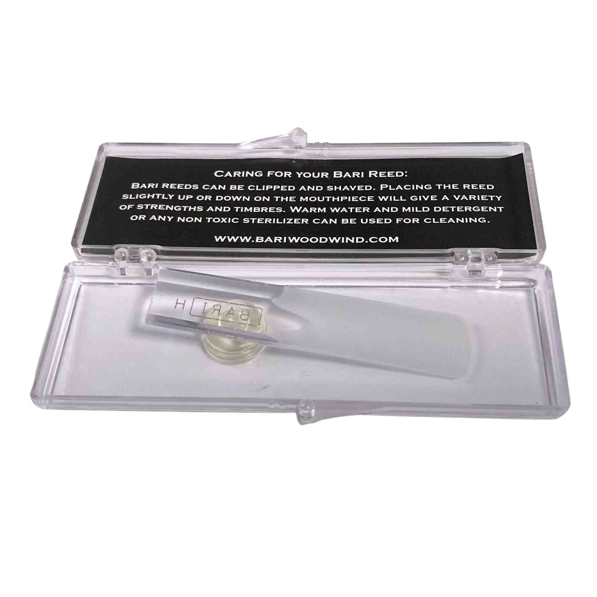 Bari Synthetic Soprano Sax Reed - Strength 4.0 - Hard - Original (Clear) - Single