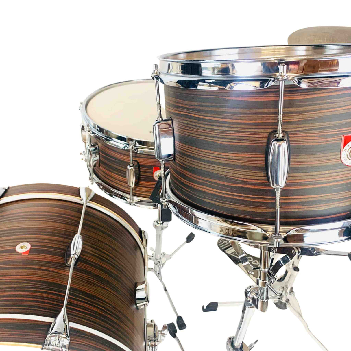 Barton Essential Birch Drum Kit - 3-Piece - Tigerwood Bartex