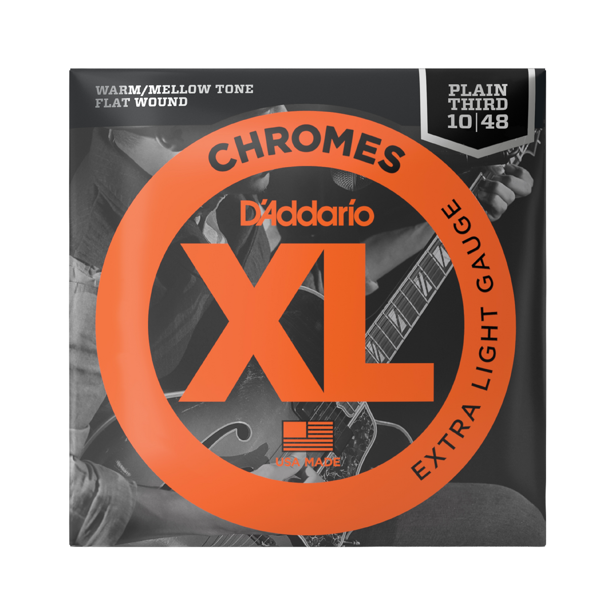 Packaging for D'Addario ECG23 guitar strings with brand details