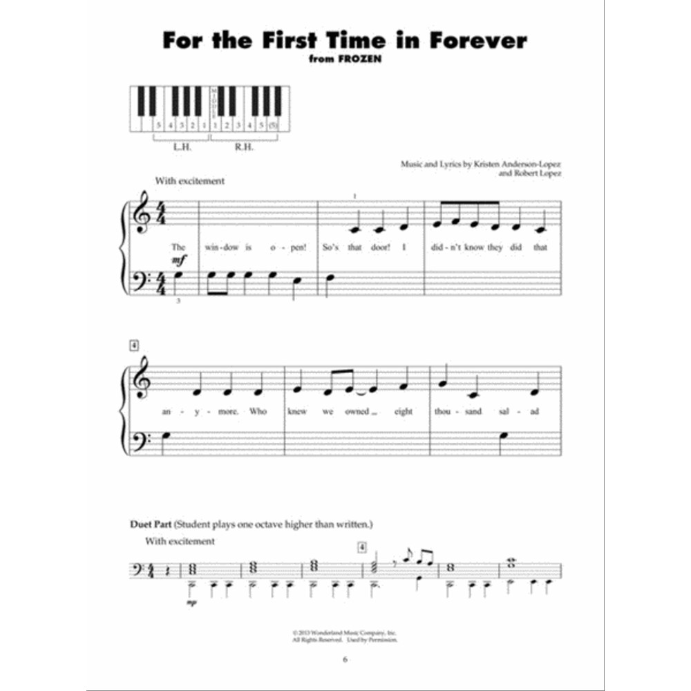Disney Songs – Five-Finger Piano Collection (Hal Leonard)