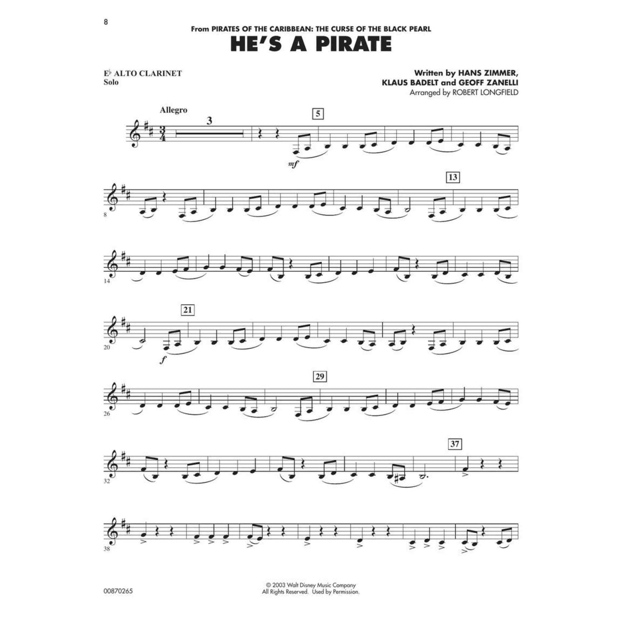 Essential Elements Disney Favorites - Alto Clarinet