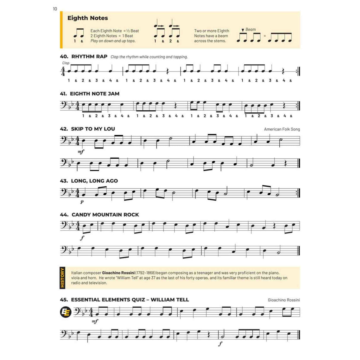 Essential Elements for Band - Electric - Bass Book 1