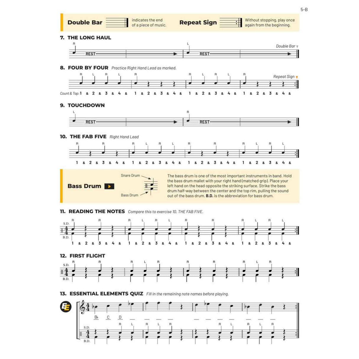Essential Elements for Band - Percussion/Keyboard Percussion - Book 1