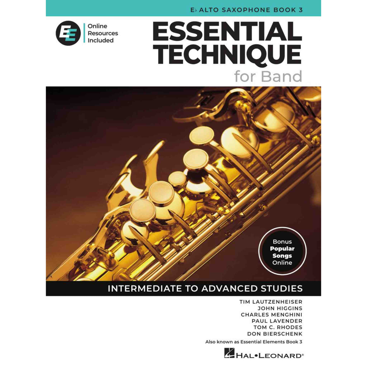 Essential Technique for Band - Eb Alto Saxophone - Book 3