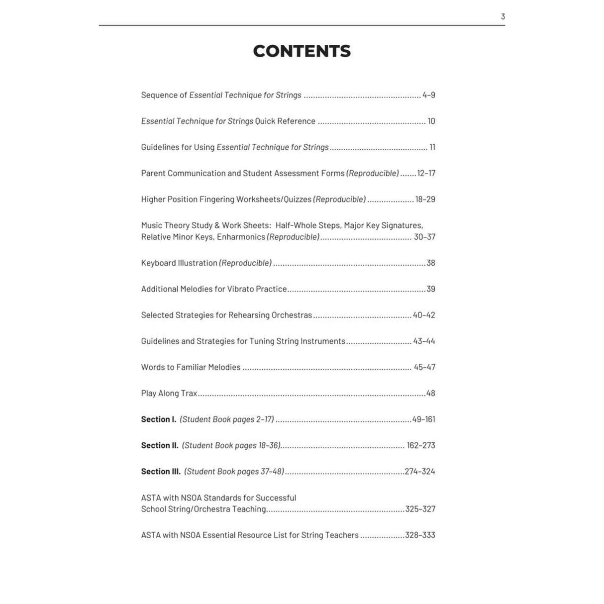 Essential Technique for Strings - Teacher Manual - Book 3