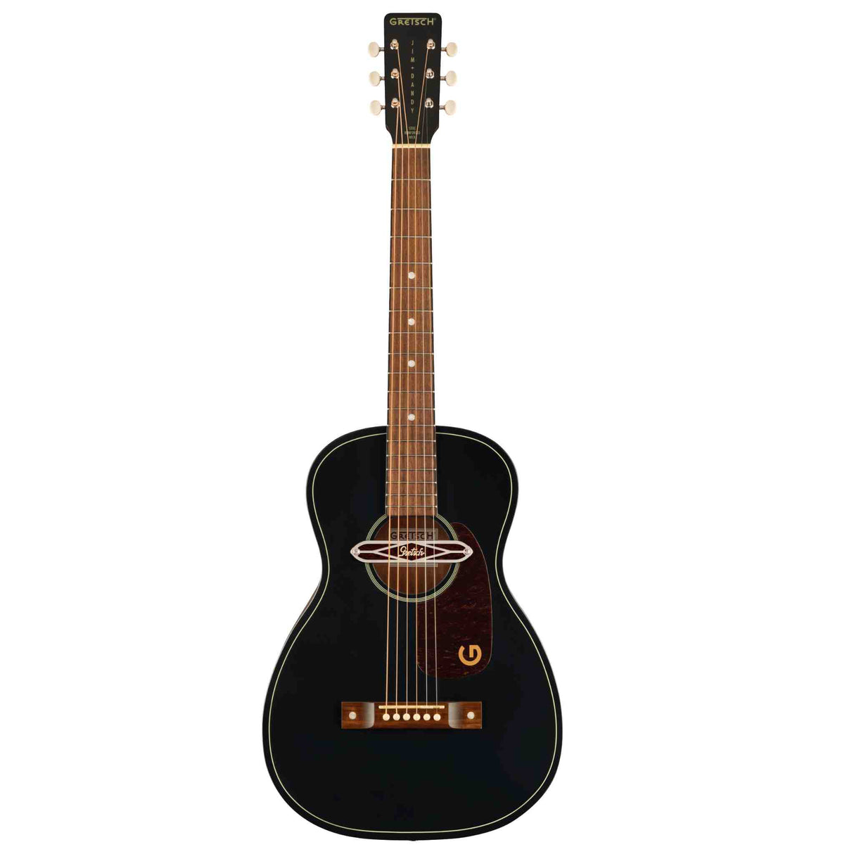 Gretsch Deltoluxe Parlor Acoustic Guitar - Black Top