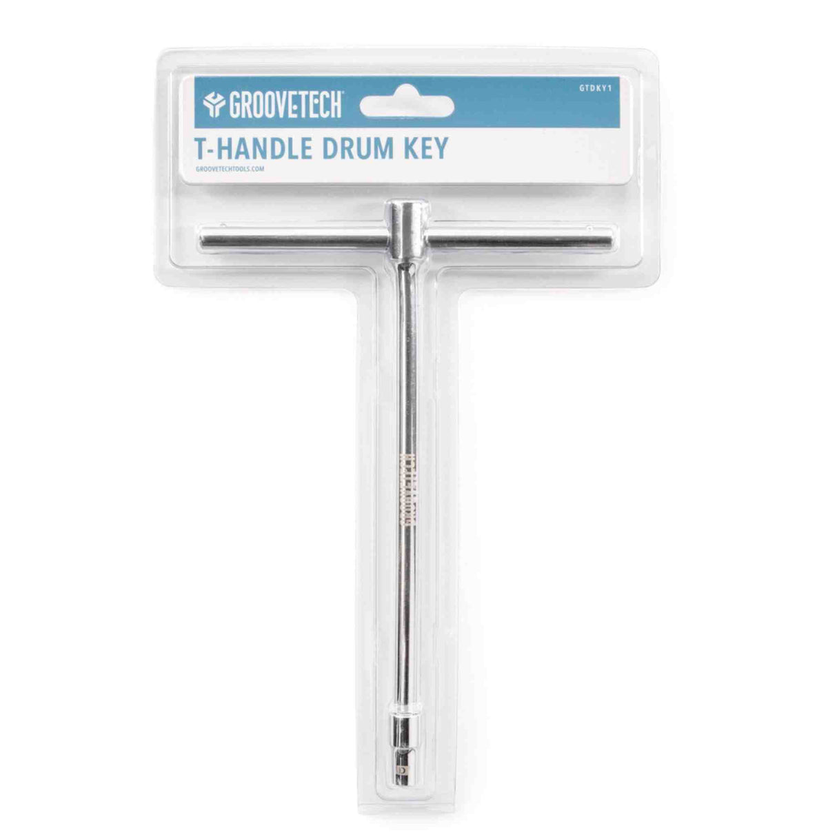 GrooveTech T-Handle Drum Key - 1/4" Detachable Socket - GTDKY1