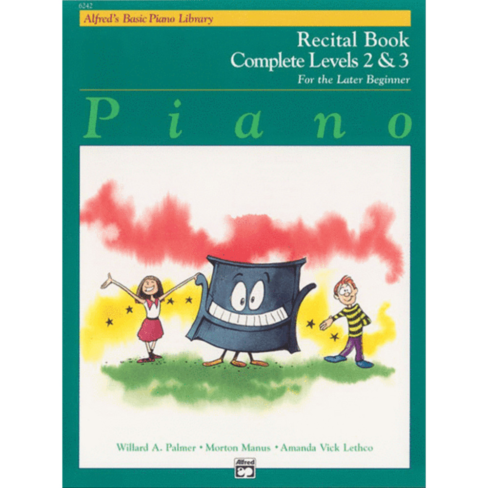 Alfred's Basic Piano Library Recital Book Complete - Levels 2 & 3 (For the Later Beginner)