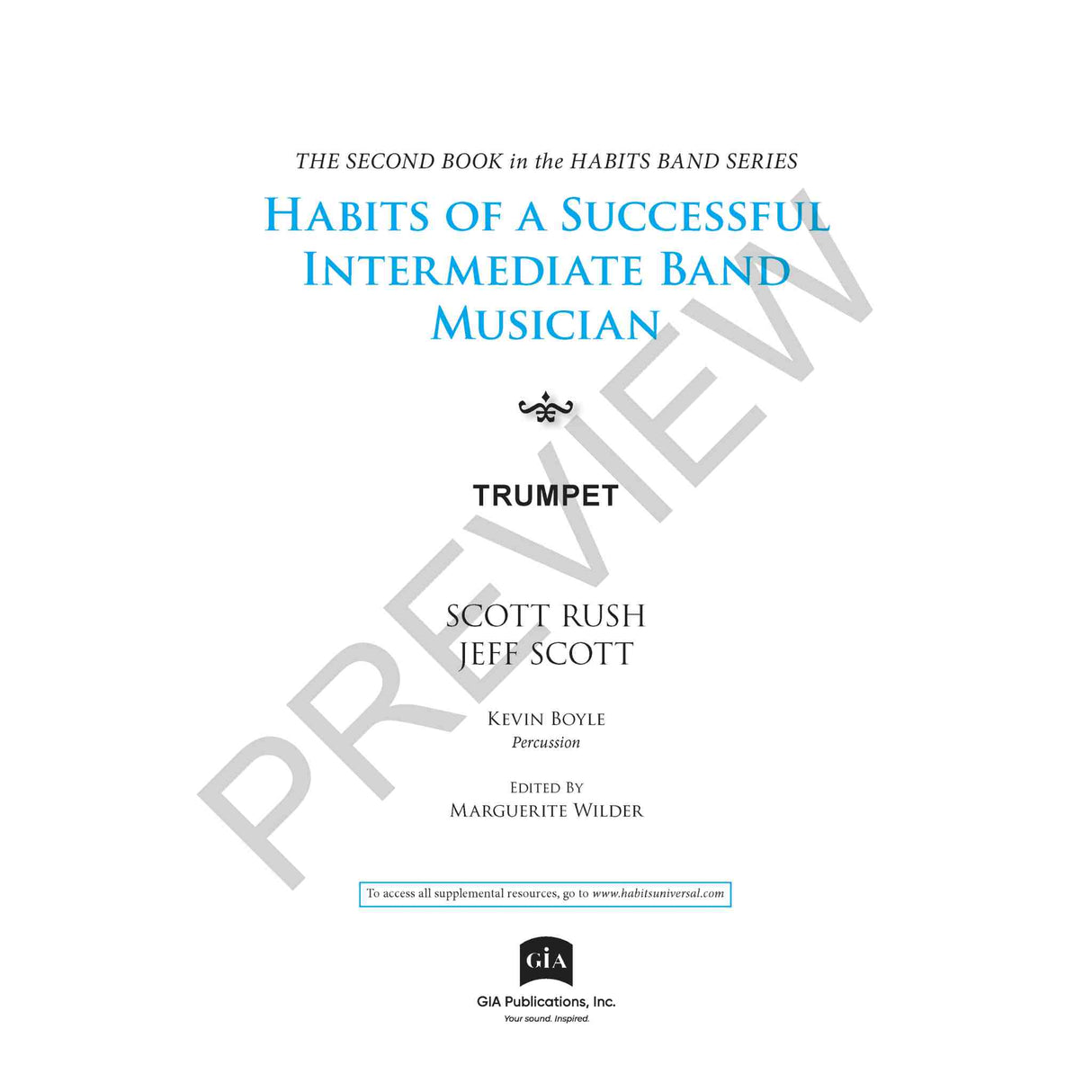 Habits of a Successful Intermediate Band Musician - Trumpet