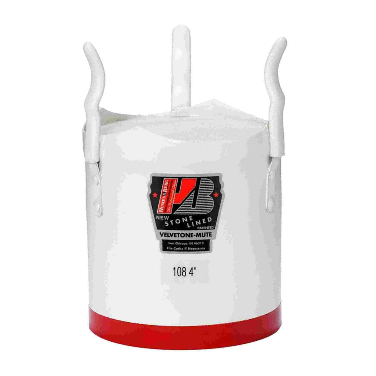 Humes & Berg HB108 - Stonelined Velvet-Tone Trumpet Bucket Mute - 4 Inch