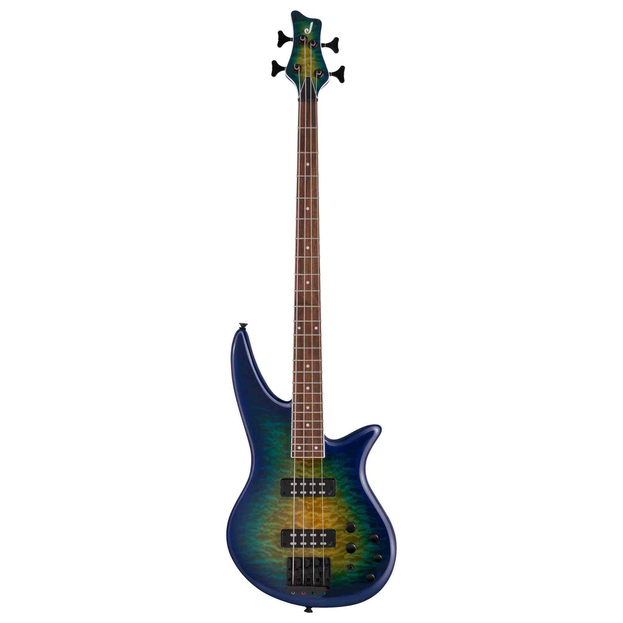 Jackson X Series Spectra Bass SBXQ IV - Amber Blue Burst