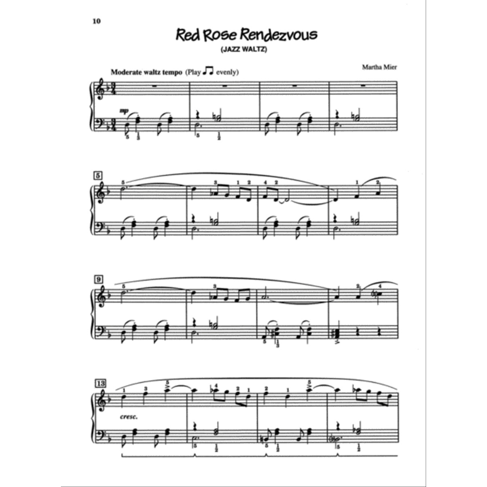 Jazz, Rags & Blues, Book 2 - Piano Solos by Martha Mier