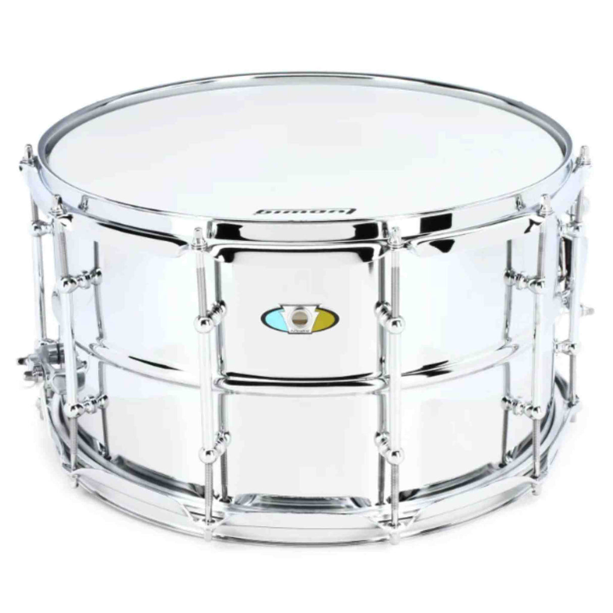 Ludwig Supralite Steel Snare Drum - 8 x 14 inch - Chrome Plated
