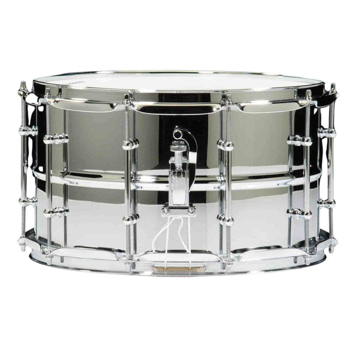 Ludwig Supralite Steel Snare Drum - 8 x 14 inch - Chrome Plated