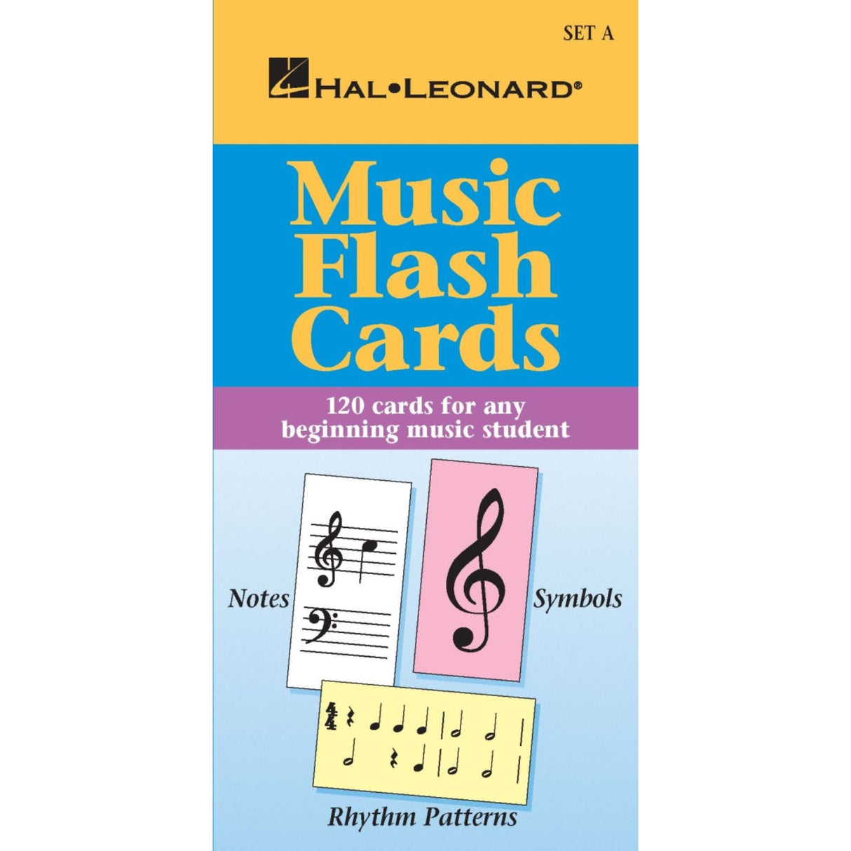 Hal Leonard Music Flash Cards set on a white background