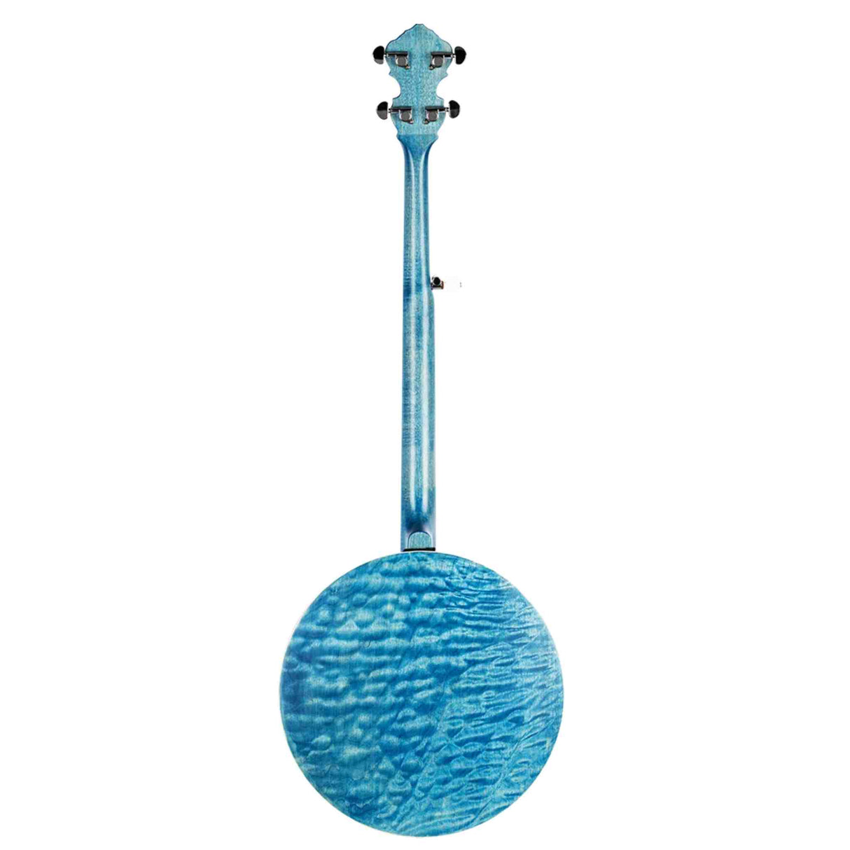 Ortega 5-String Acoustic-Electric Banjo - Falcon Series OBJE400TBL - Transparent Blue