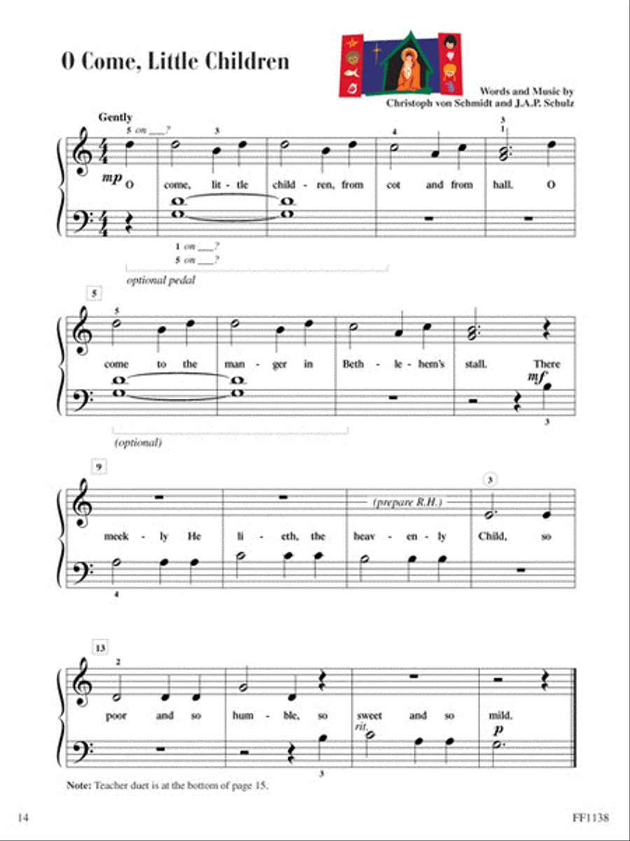 Piano Adventures Level 1 Christmas Book