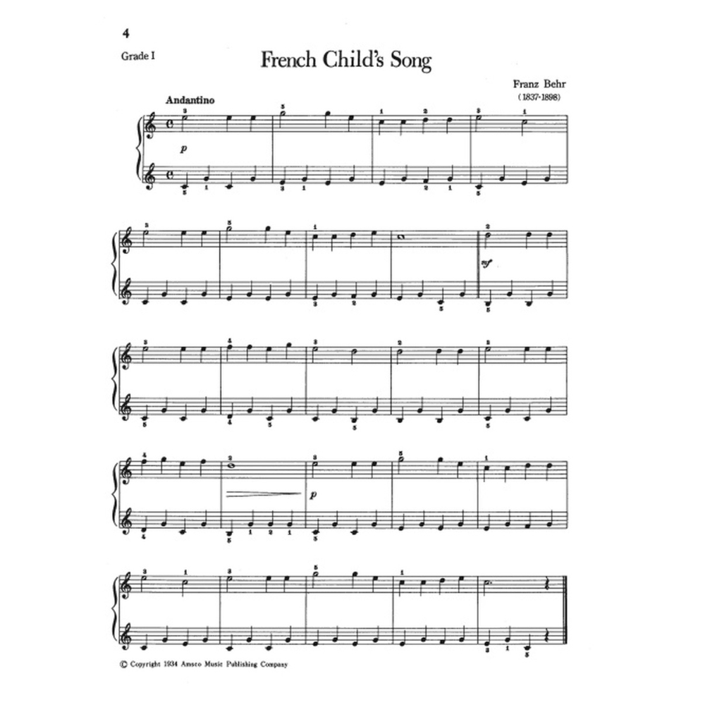 Piano Pieces for Children – Everybody’s Favorite Series No. 3