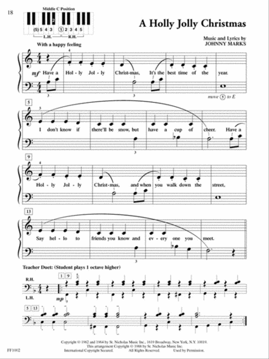 PlayTime Piano Christmas - Level 1