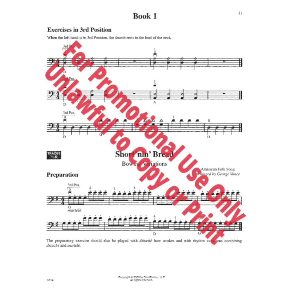 Progressive Repertoire for the Double Bass - Volume 1
