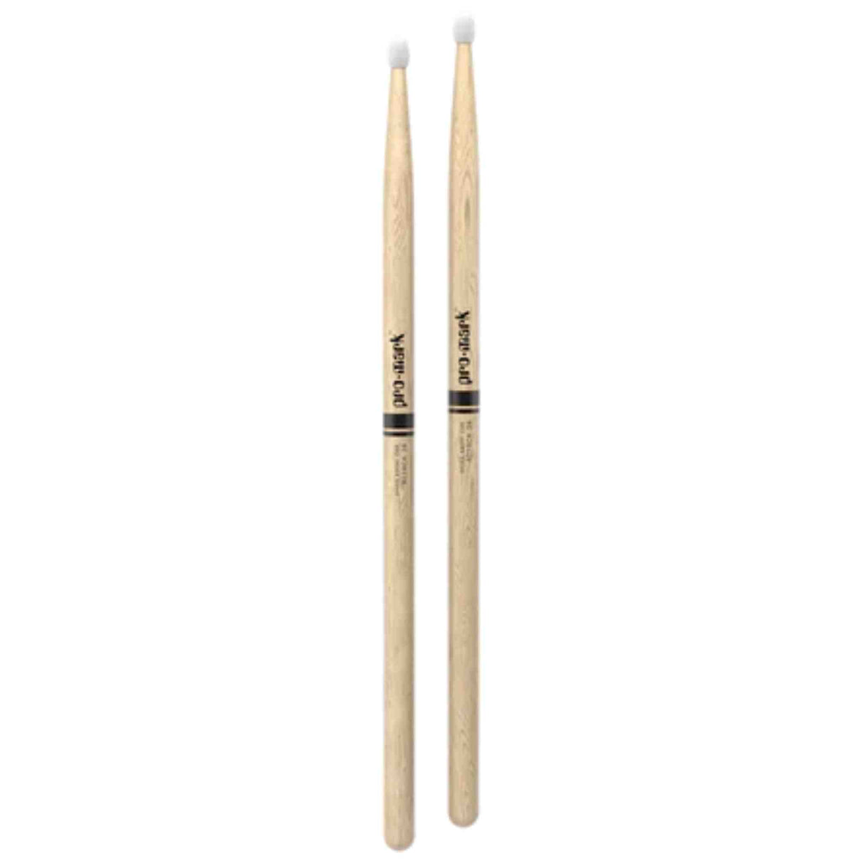 Promark 2B Nylon Tip Shira Kashi Oak Drumsticks, Classic Attack - PW2BN