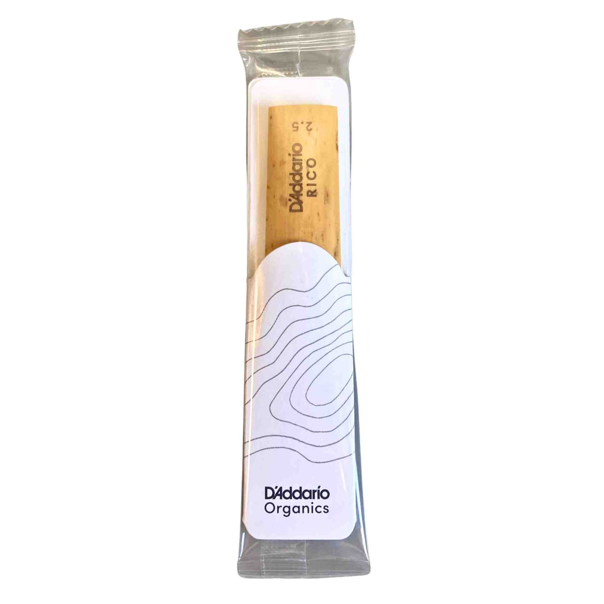 Rico Organic Baritone Sax Reeds, 2.5 Strength, 10-Reeds