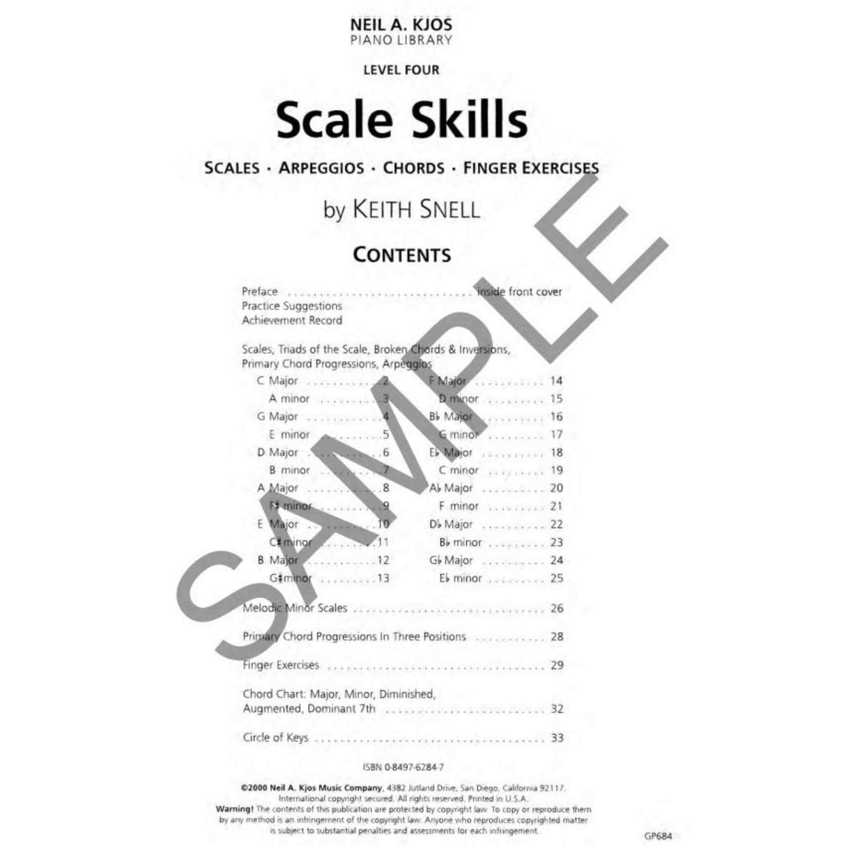Scale Skills - Level 4