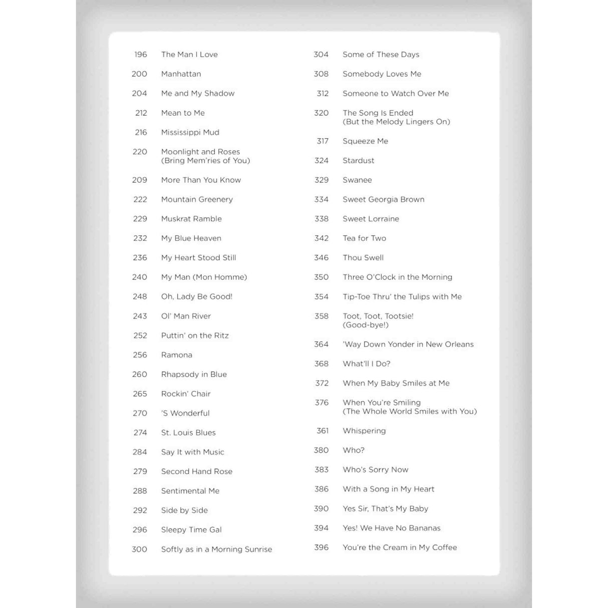 Songs of the 1920s The New Decade Series