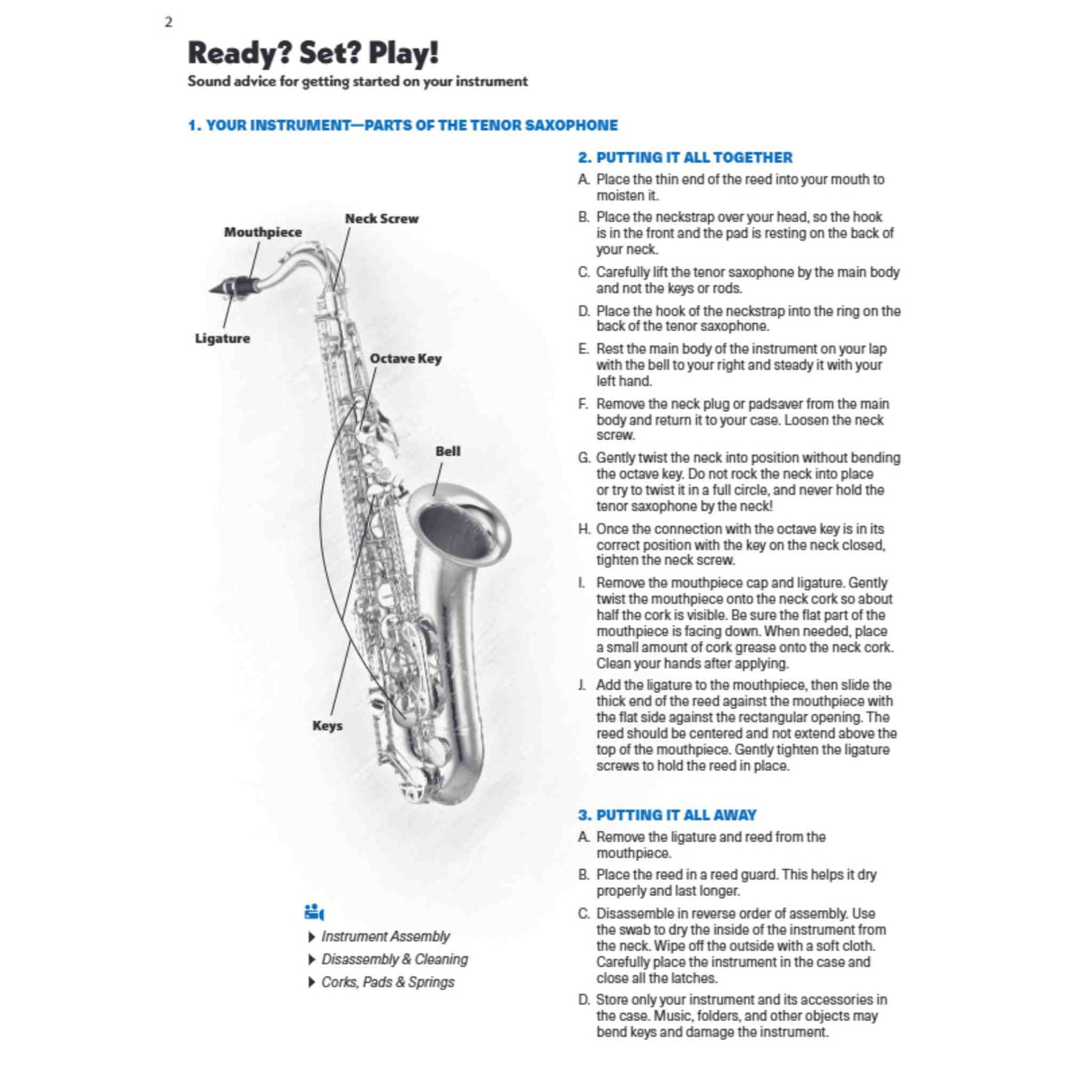 Sound Innovations for Concert Band - B♭ Tenor Saxophone - Book 1