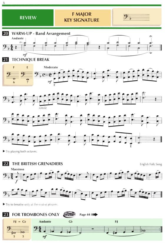 Standard of Excellence - Trombone - Book 3