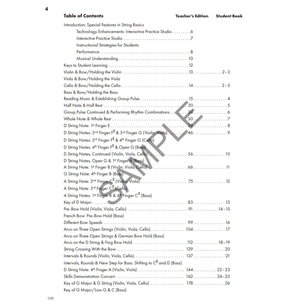 String Basics - Teacher's Edition - Book 1