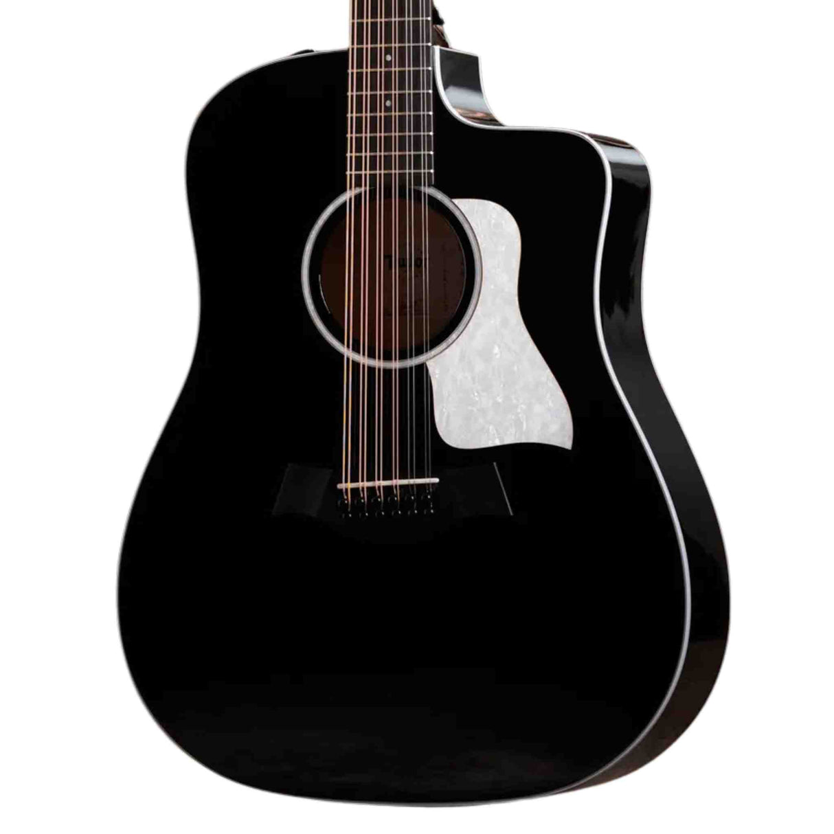 Taylor 250ce Plus Doce Doble - 12-String Acoustic Electric with Gig Bag - Spruce Top - Black