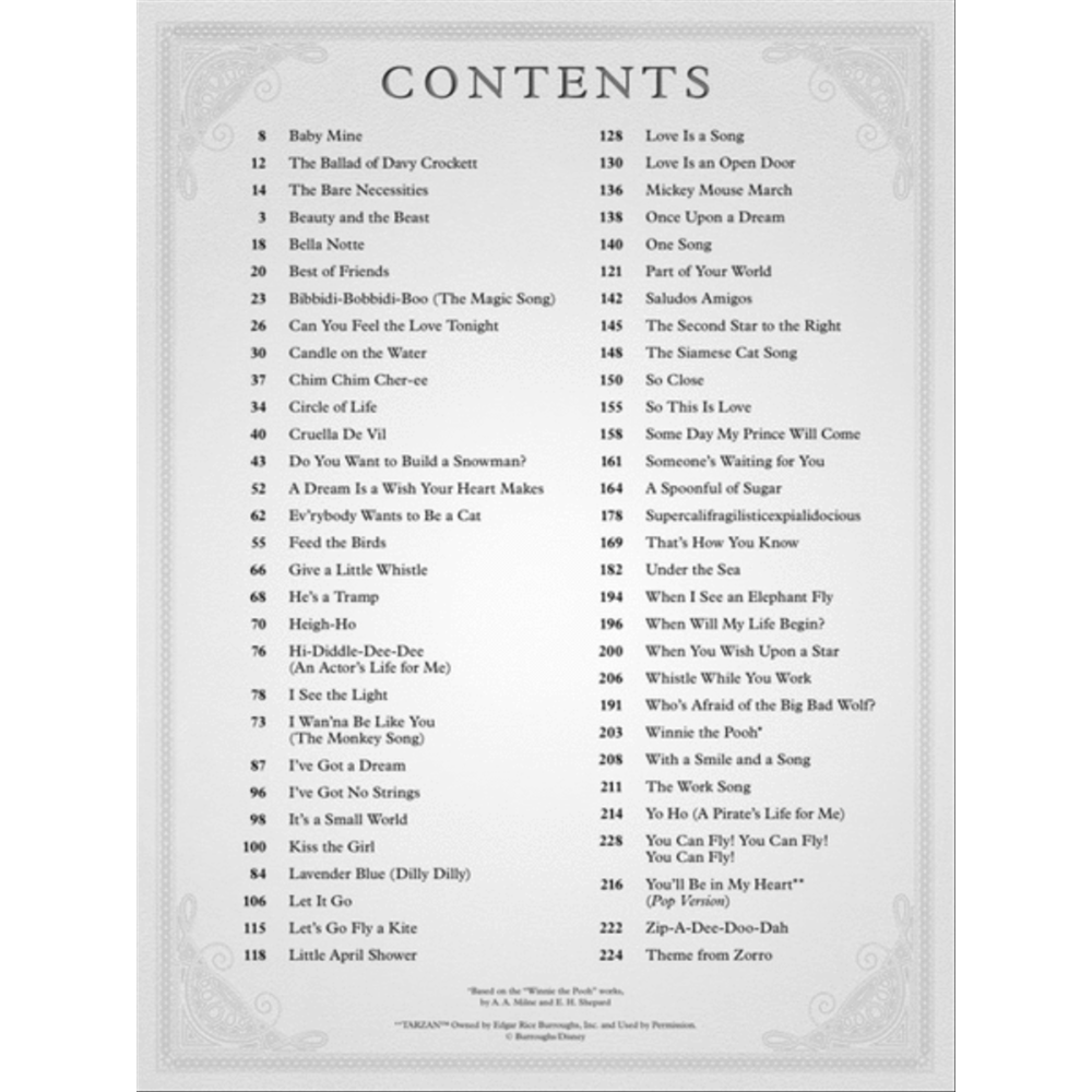 The Disney Collection – 3rd Edition (Easy Piano / Vocal Selections)