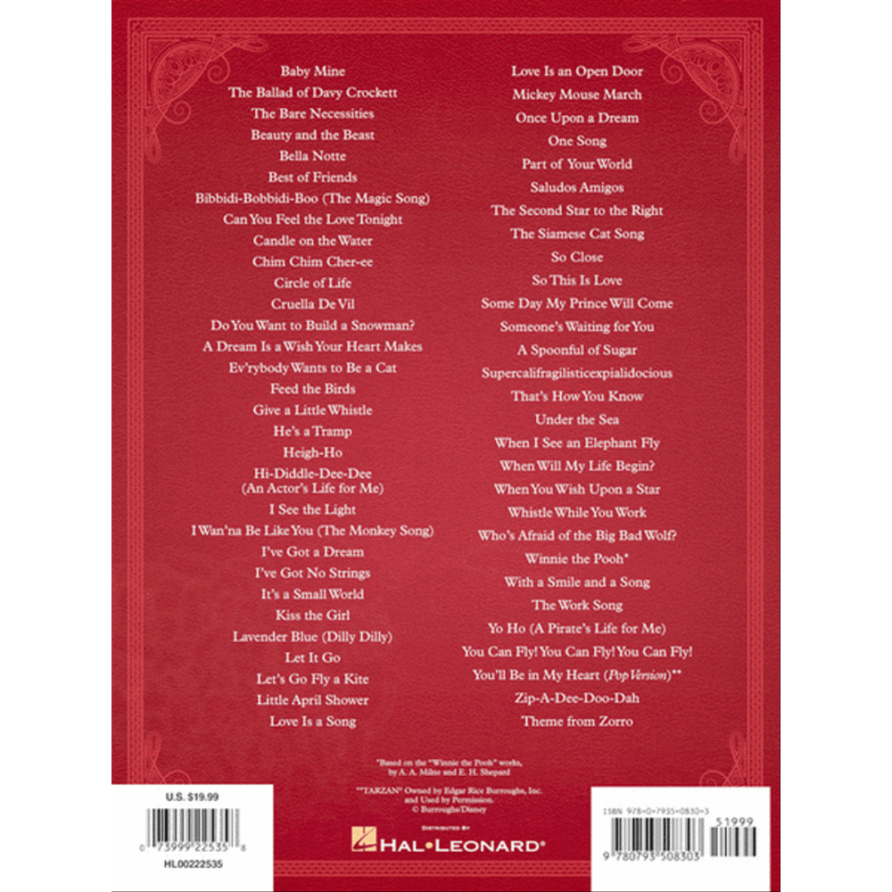 The Disney Collection – 3rd Edition (Easy Piano / Vocal Selections)