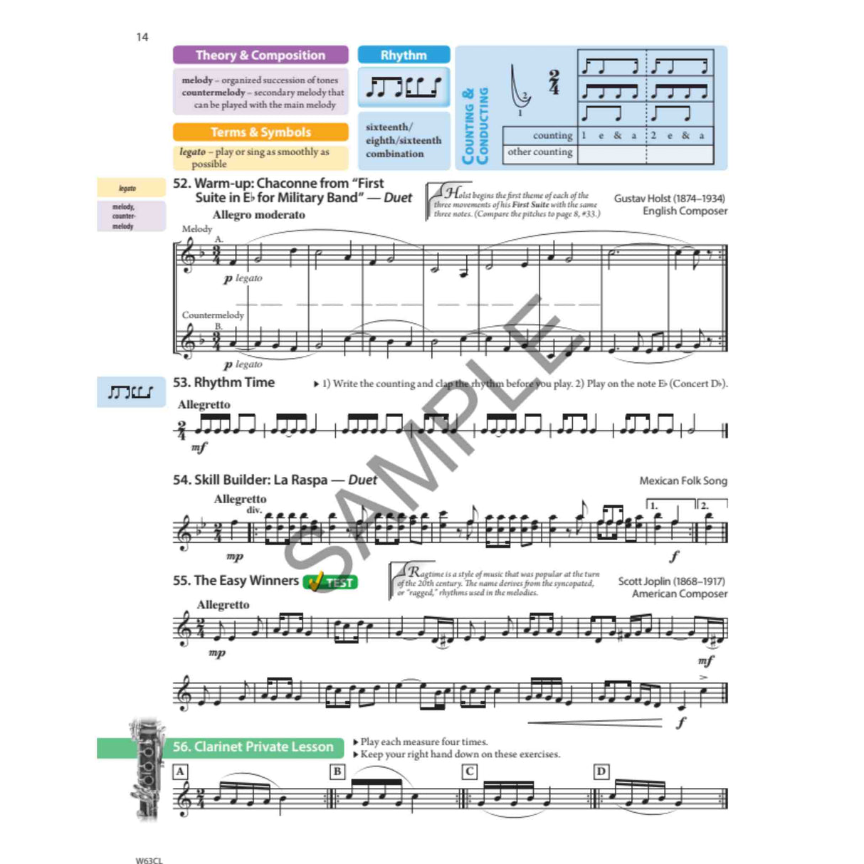 Tradition of Excellence - B♭ Clarinet - Book 3