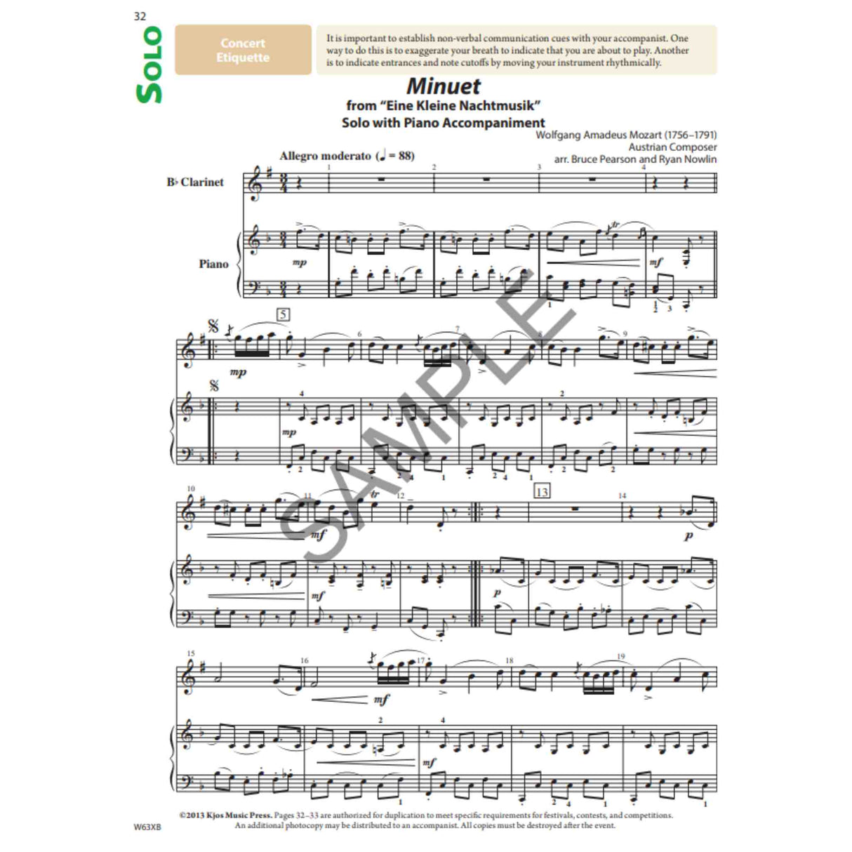 Tradition of Excellence - B♭ Tenor Saxophone - Book 3