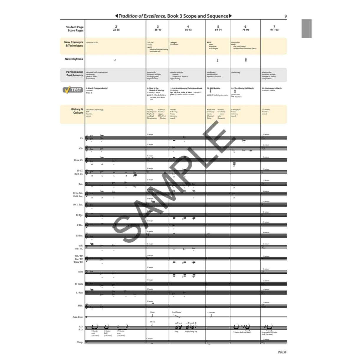 Tradition of Excellence - Conductor Score - Book 3