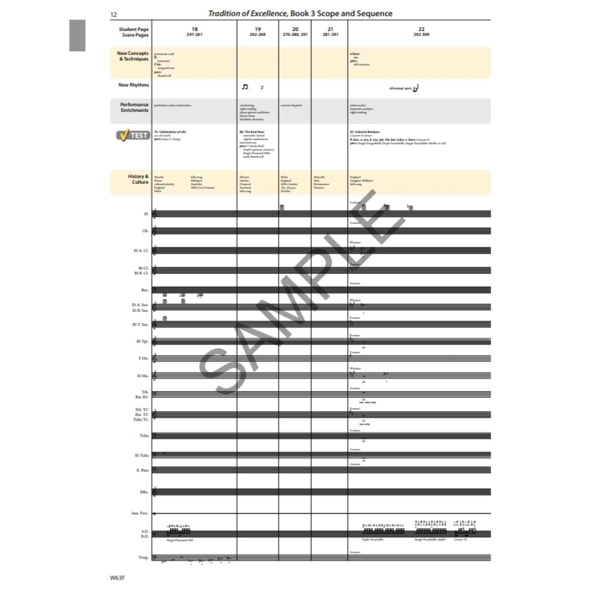 Tradition of Excellence - Conductor Score - Book 3