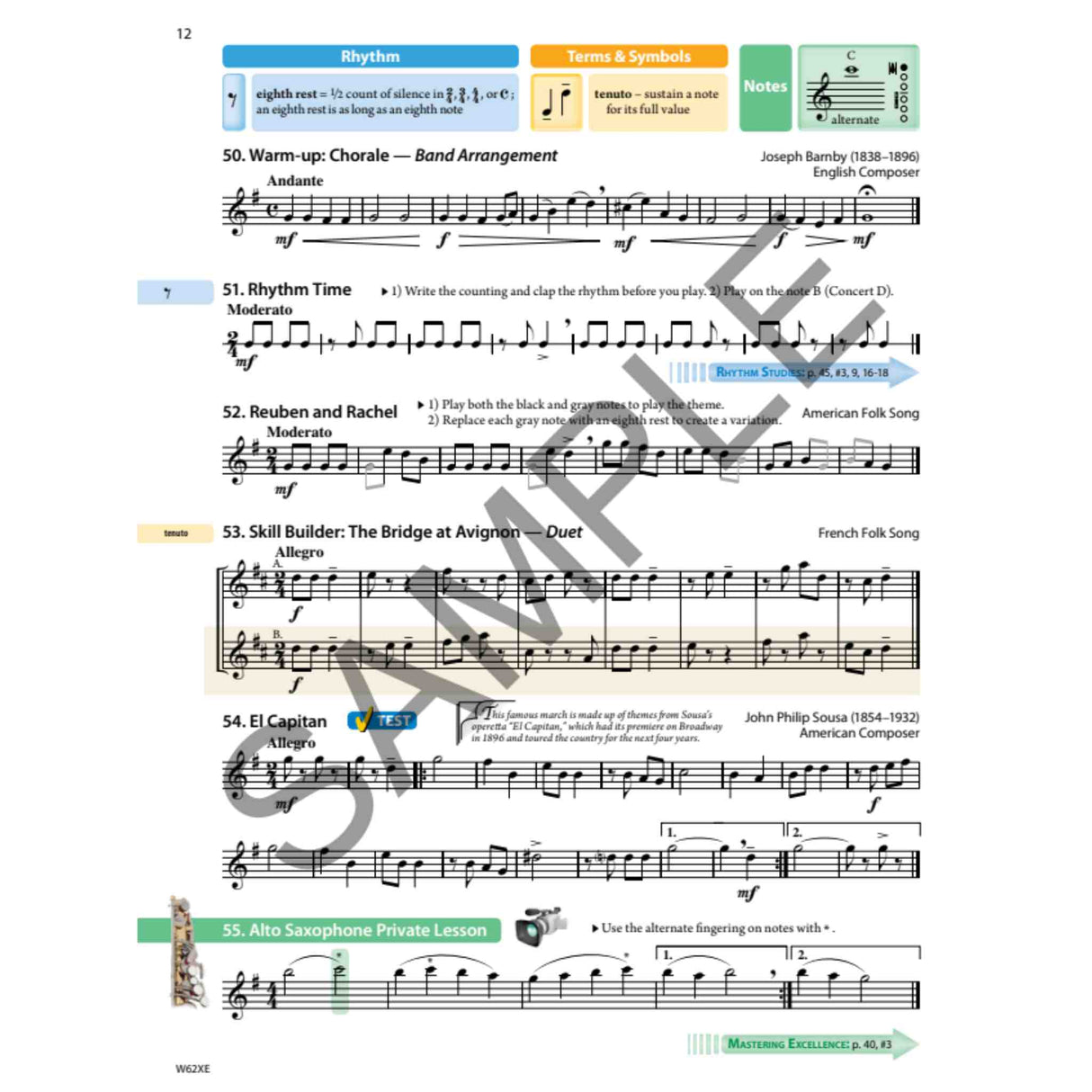 Tradition of Excellence - E♭ Alto Saxophone - Book 2