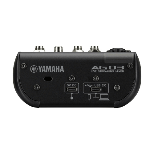 Yamaha AG03MK2 Live Streaming USB Mixer & Audio Interface - Black