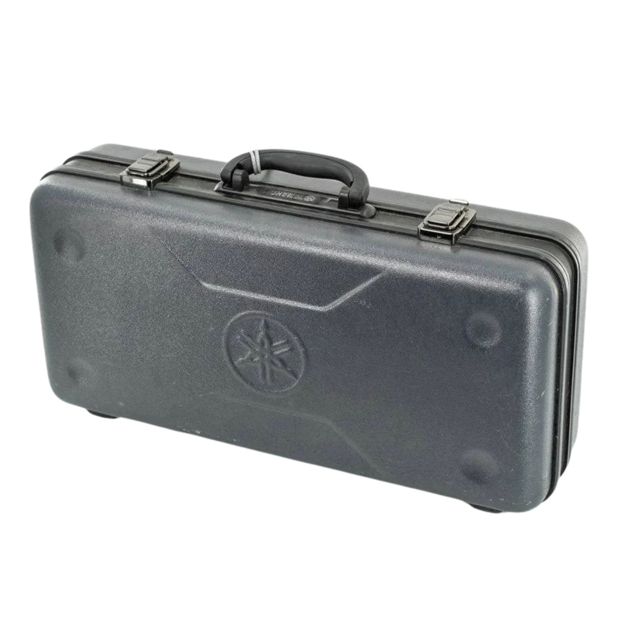 Yamaha Alto Saxophone case with a brand logo on a white background