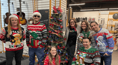 Happy Holidays from Chesbro Music Company! 2025 Holiday Hours and Teton Guitars Specials