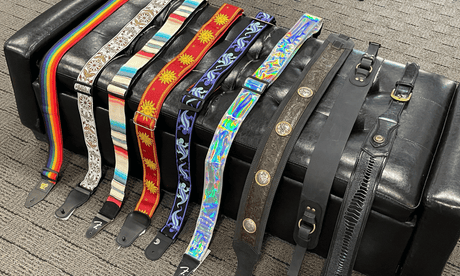 Guitar straps at Chesbro Music Company