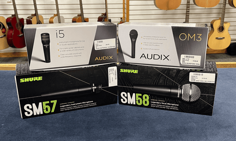 SM57 vs Audix i5 and SM58 vs Audix OM3: What Actually Matters