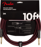 Fender instrument cable packaging with cable displayed