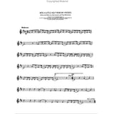 Sheet music for 'With a Little Help from My Friends' by The Beatles  for saxophone on a white background.