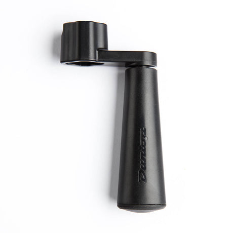 A black guitar stringwinder with Dunlop logo 